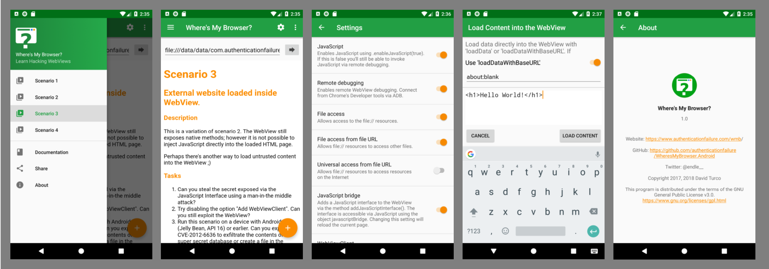 Android Screenshots